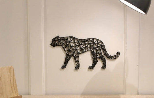 Geometric Leopard - Wall Art