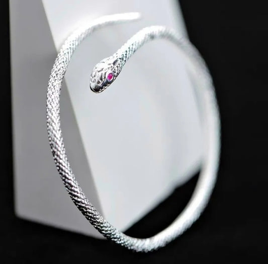 925 Sterling Silver Snake Bracelet