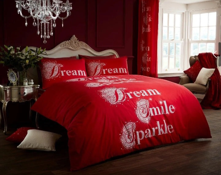 Dream, Smile & Sparkle Bedding DOUBLE