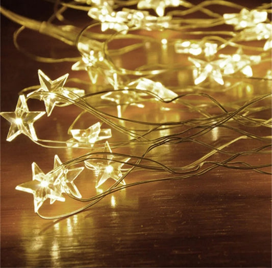 LED Star String Fairy Lights
