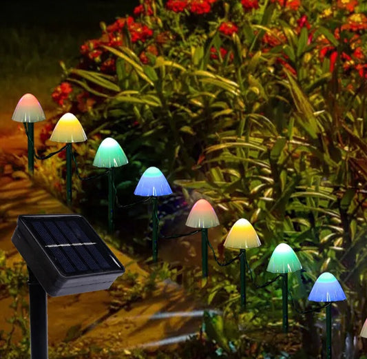 12 LED Mushroom Stake Lights