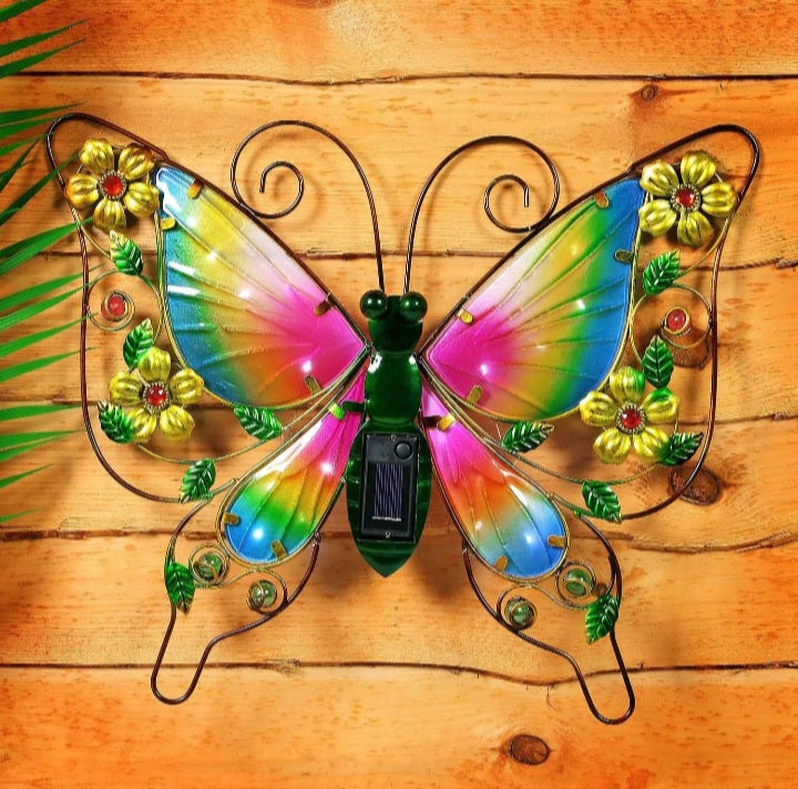 Large Solar Butterfly Ornament
