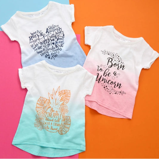 Pack Of 3 Girls T- Shirts