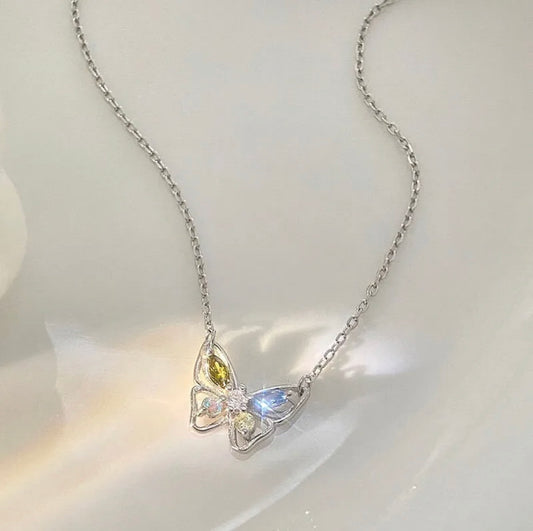 925 Sterling Silver Butterfly Necklace