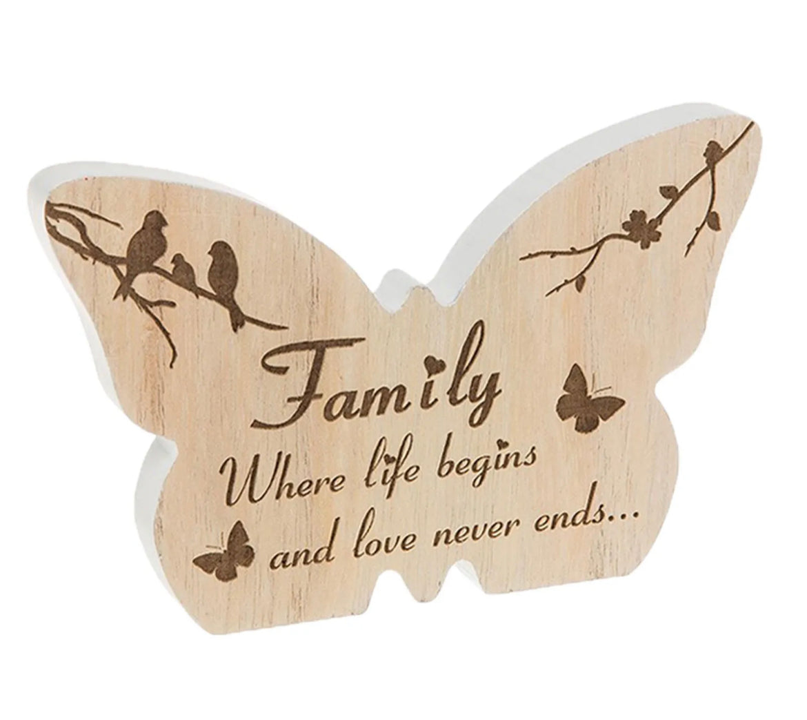 Butterfly Family Plaque
