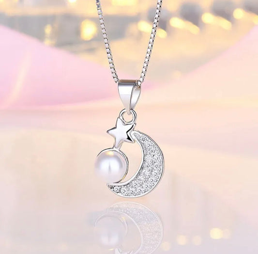 Moon & Star Pearl Set