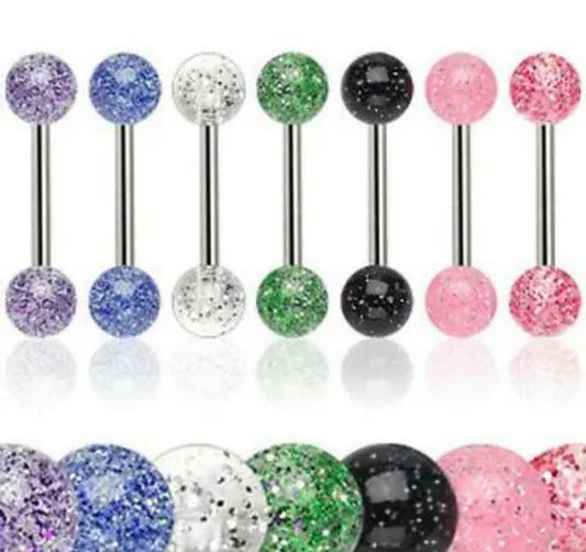 Glitter Tongue Bars