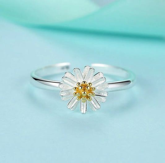 Cute Daisy Adjustable Ring