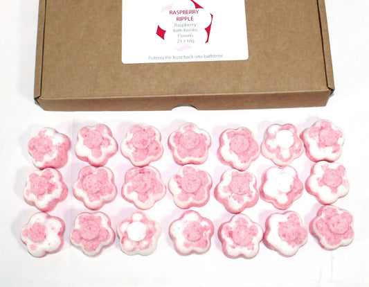 Raspberry Scented Bath Bombs