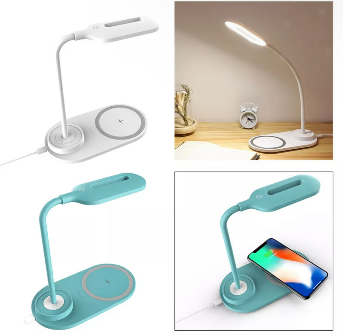 LED Wireless Charging Desk Lamp