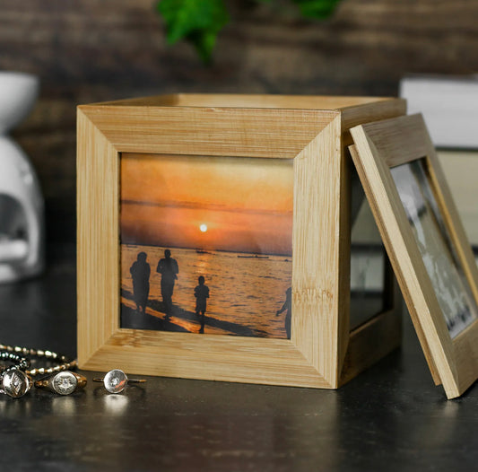 Bamboo Keepsake Photo Box