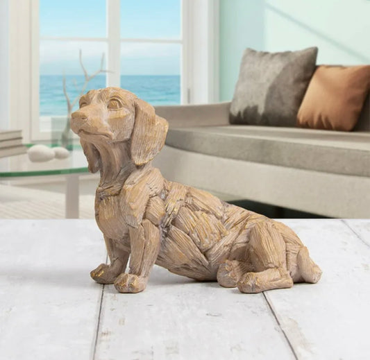 Driftwood Effect Dachshund Ornament