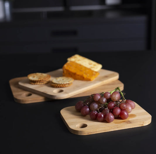 Set Of 3 Bamboo Chopping Boards