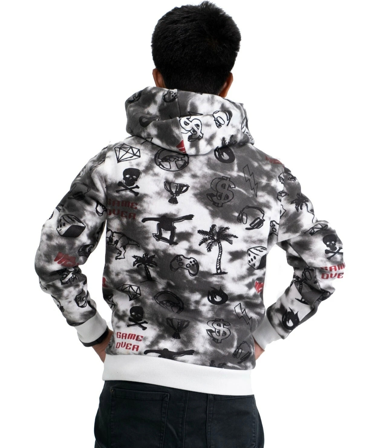 Gaming Vibes Skating Hooded Sweatshirt