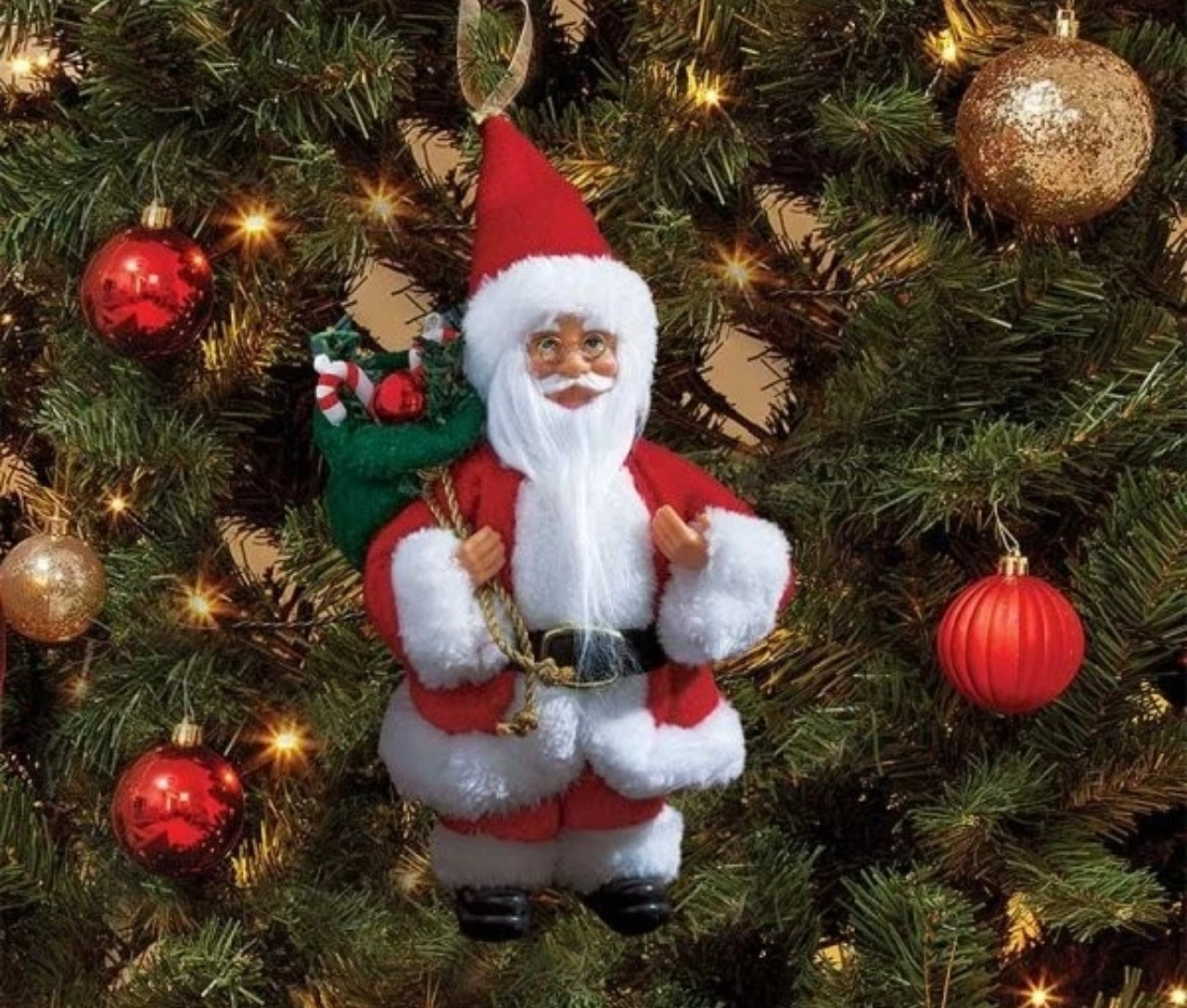 27cm Plush Santa Decoration