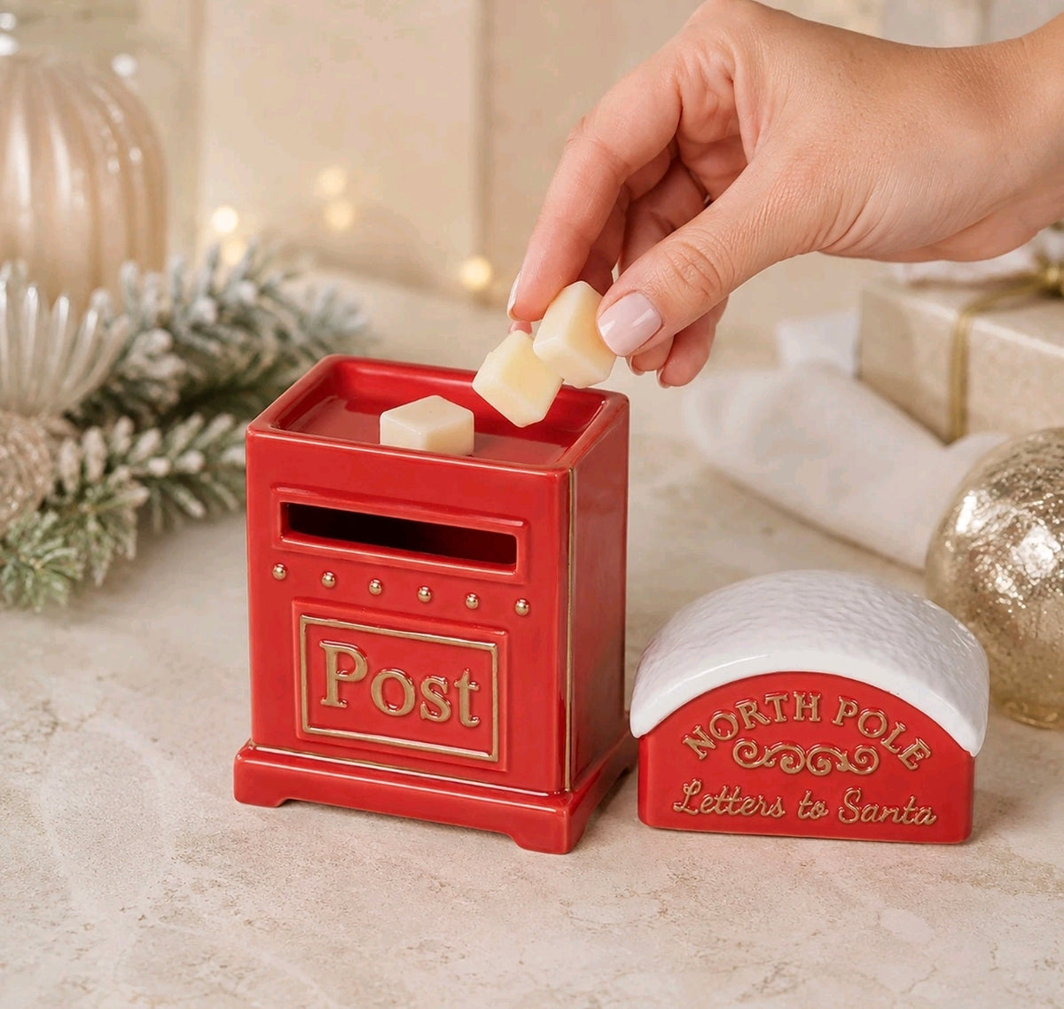 North Pole Post Box Oil & Wax Burner