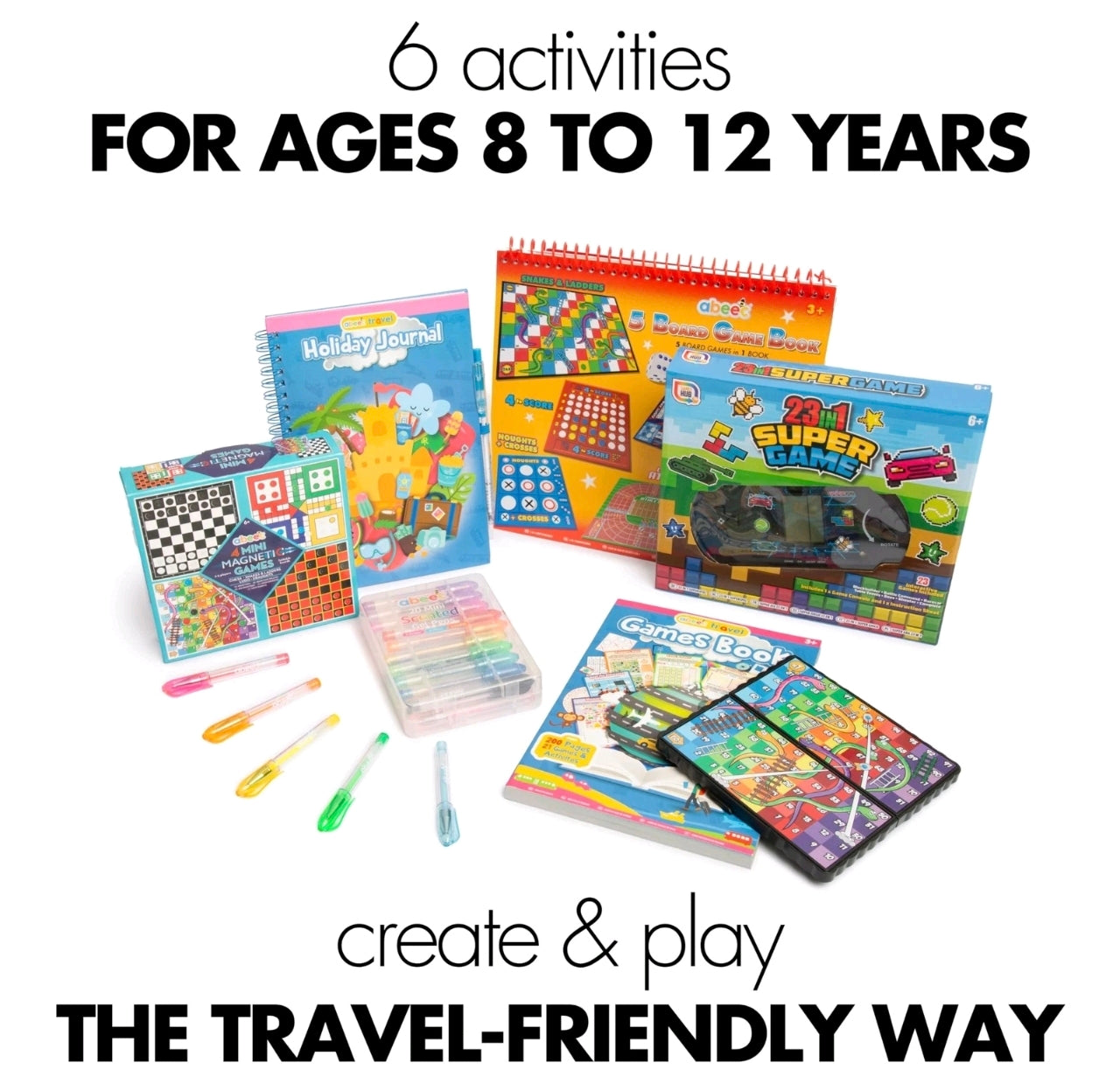 Big Kids Travel Activities Bundle