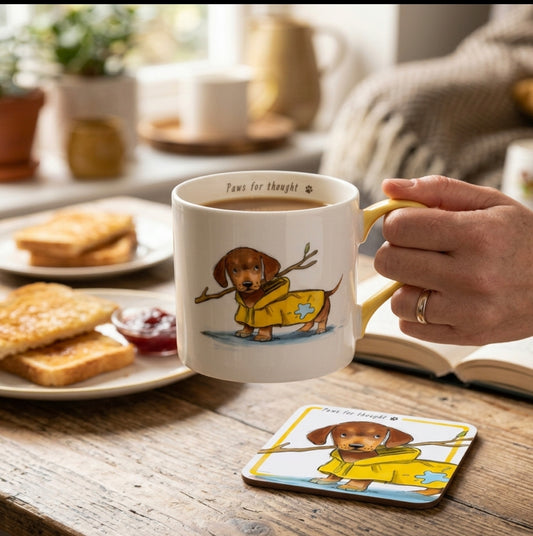 Dog Mug & Coaster Gift Set
