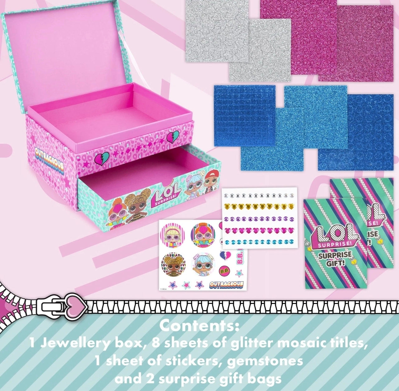 Surprise Girls Jewellery Box Craft Kit