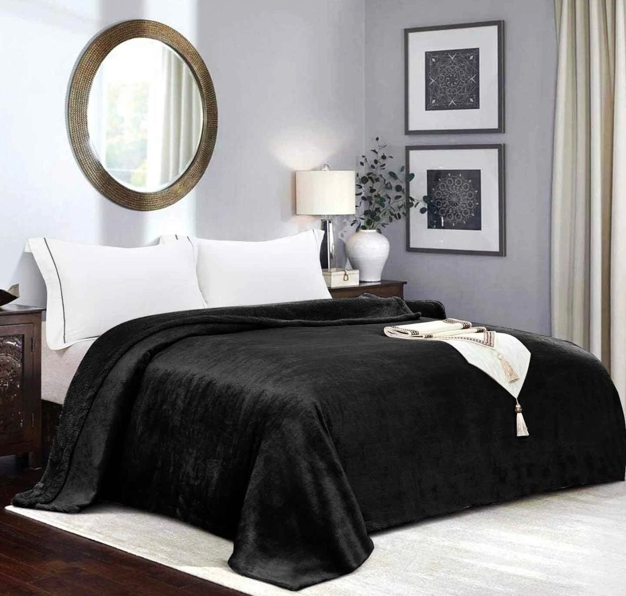 Large Mink Fleece Throws