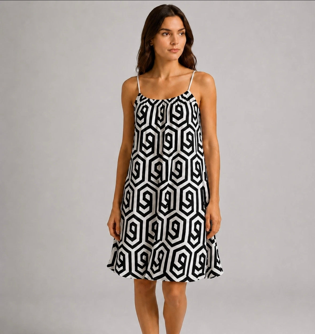 Ladies Strappy Midi Summer Dress