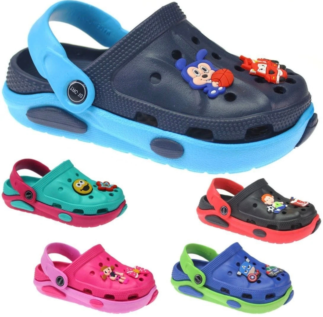 Children's Clogs With Charms