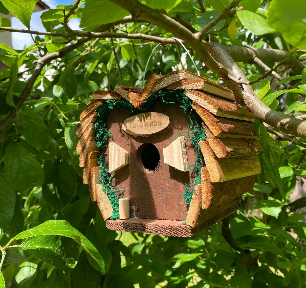 Wooden Love Bird Nesting Box