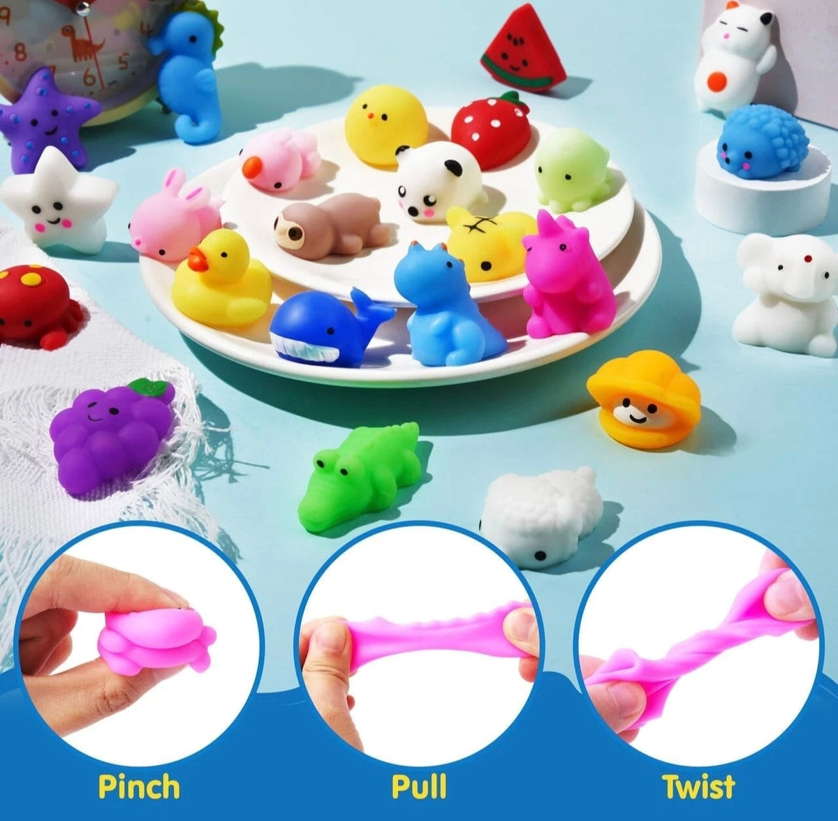 100pc Mini Squishes
