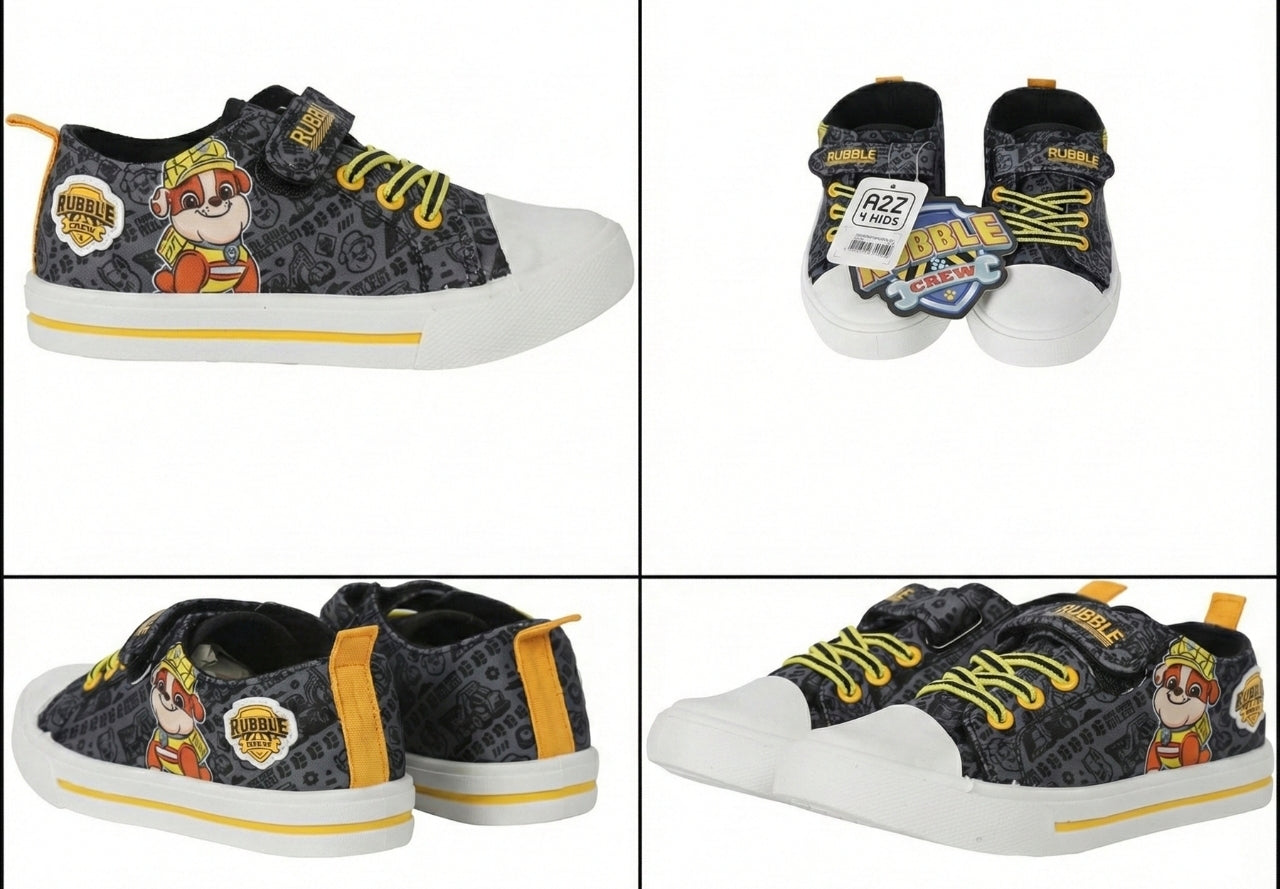 Yellow Bulldog Canvas Shoes