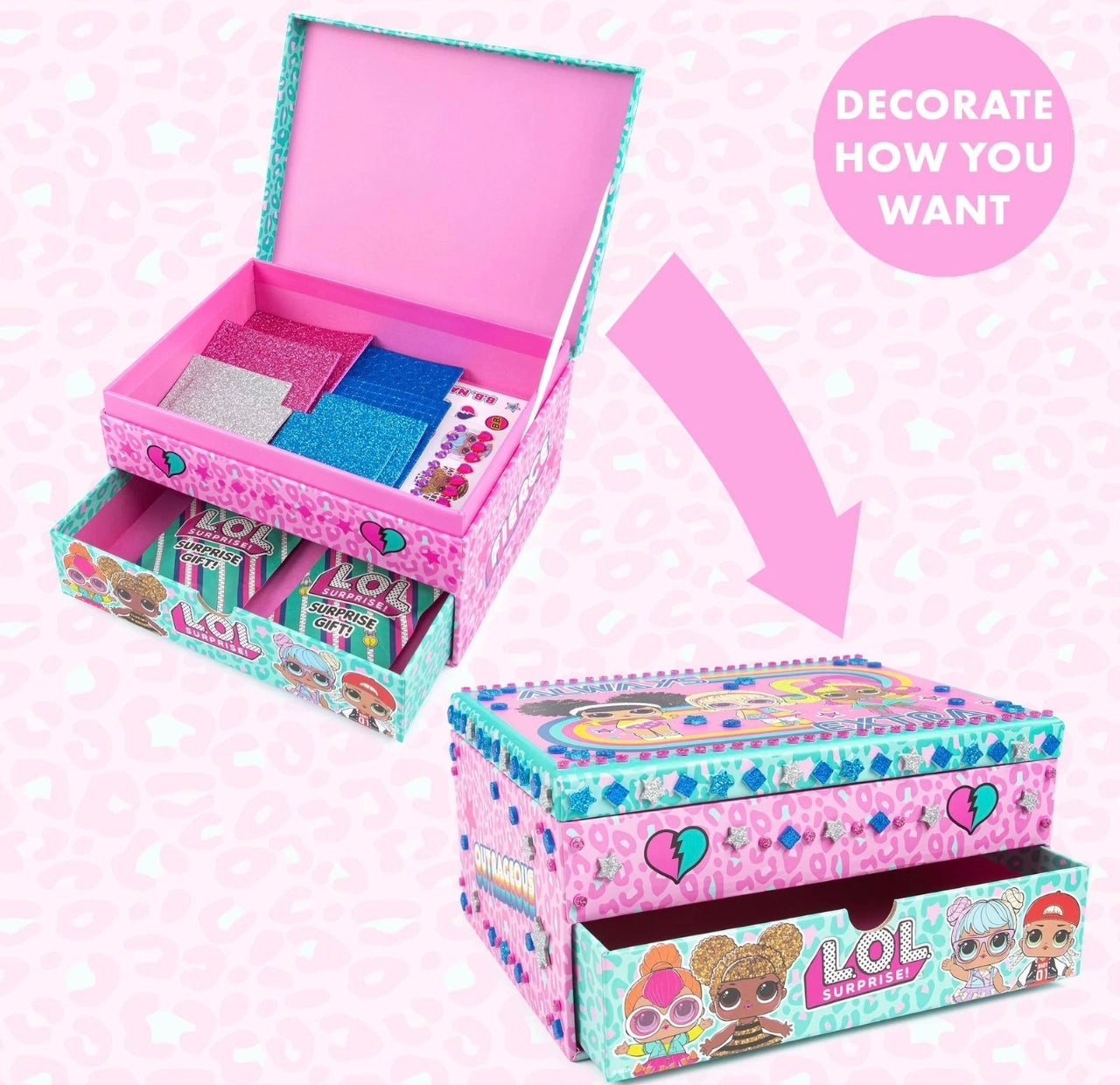 Surprise Girls Jewellery Box Craft Kit