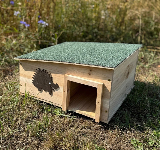Wooden Hedgehog House