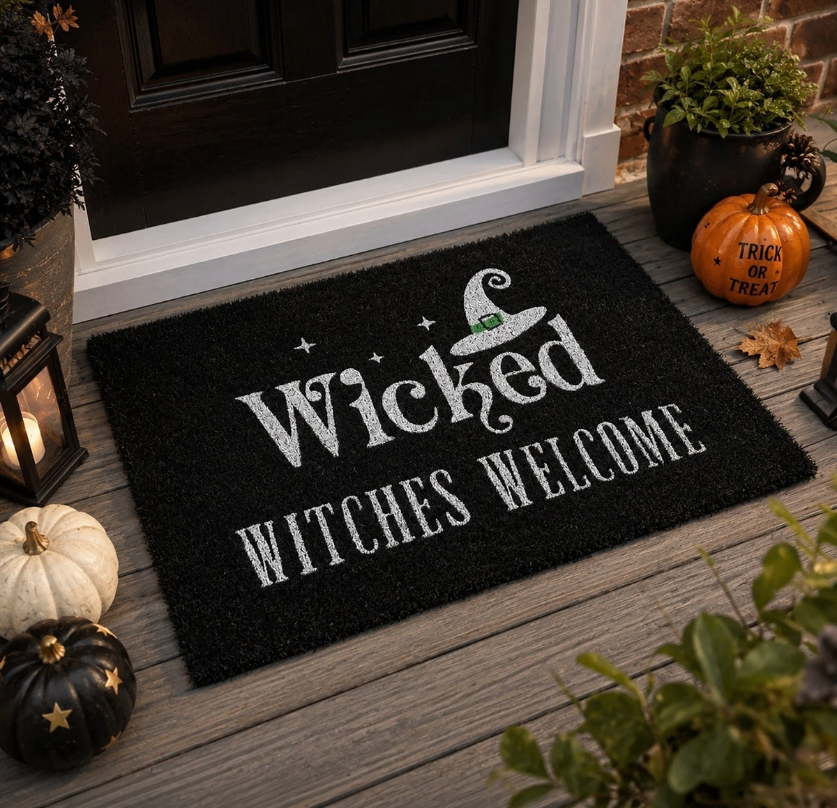Wicked Witches Welcome Doormat