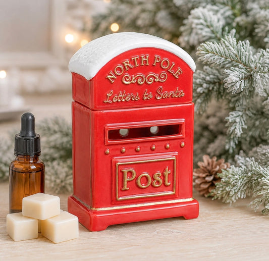North Pole Post Box Oil & Wax Burner