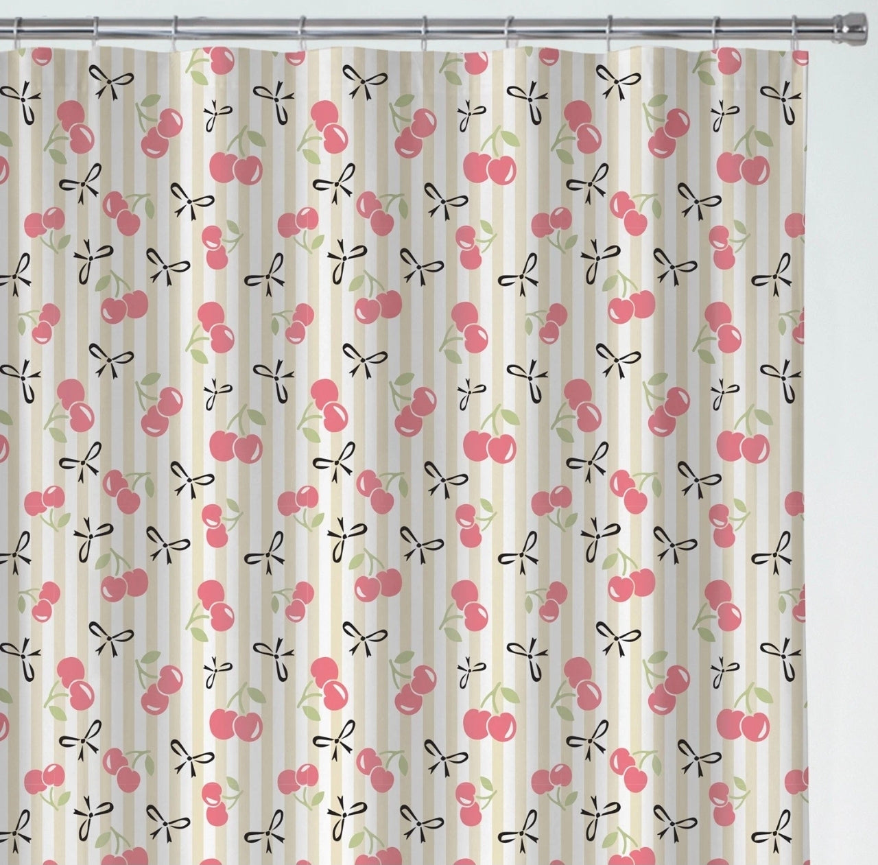 Bows & Cherries Shower Curtain
