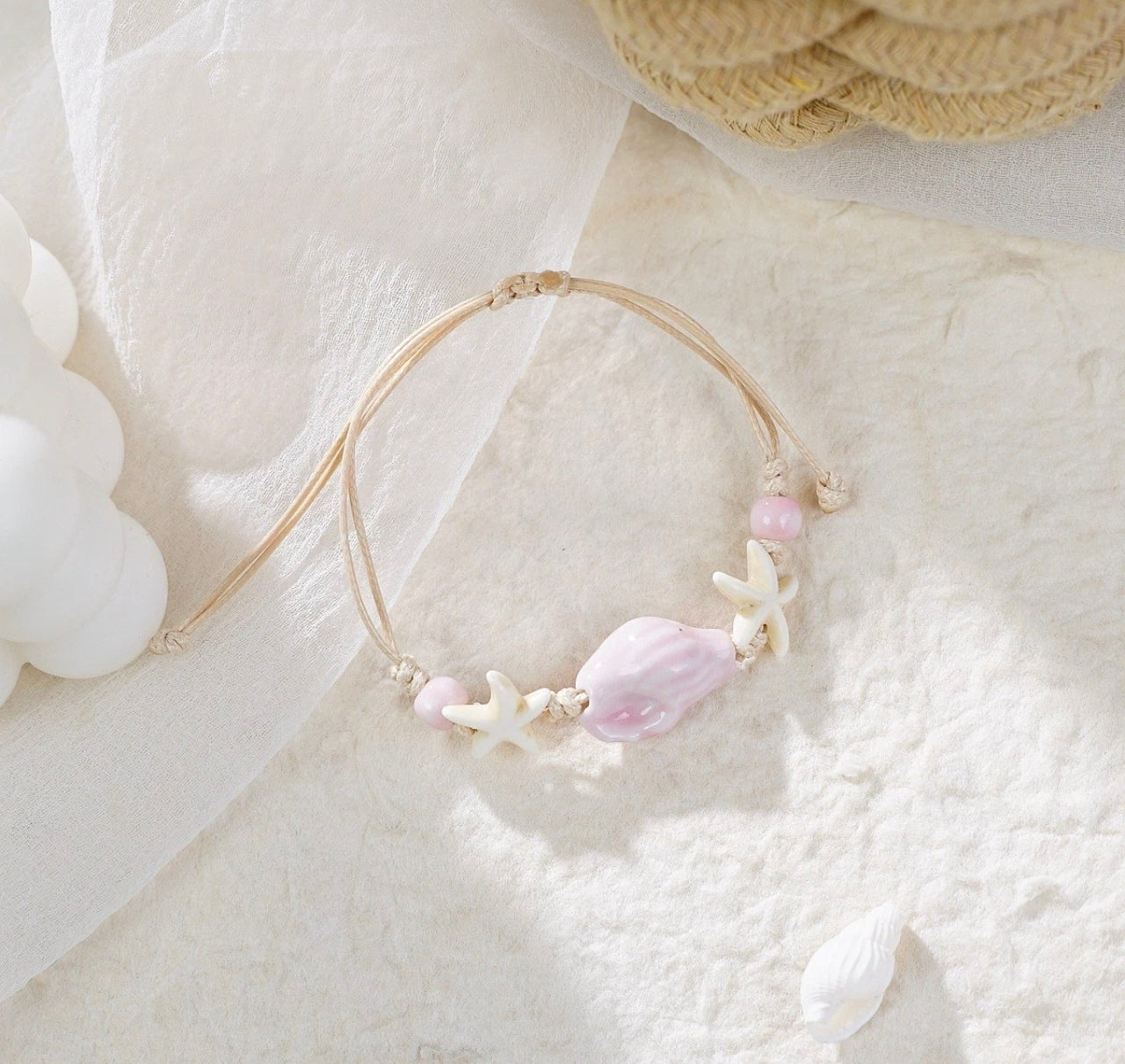 Girls Shell Anklets