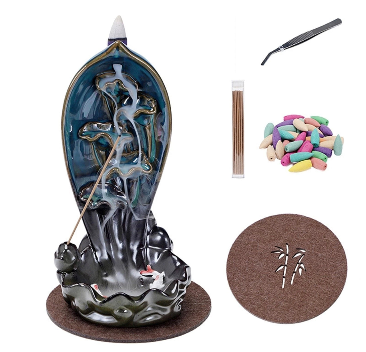 Waterfall Incense Burner
