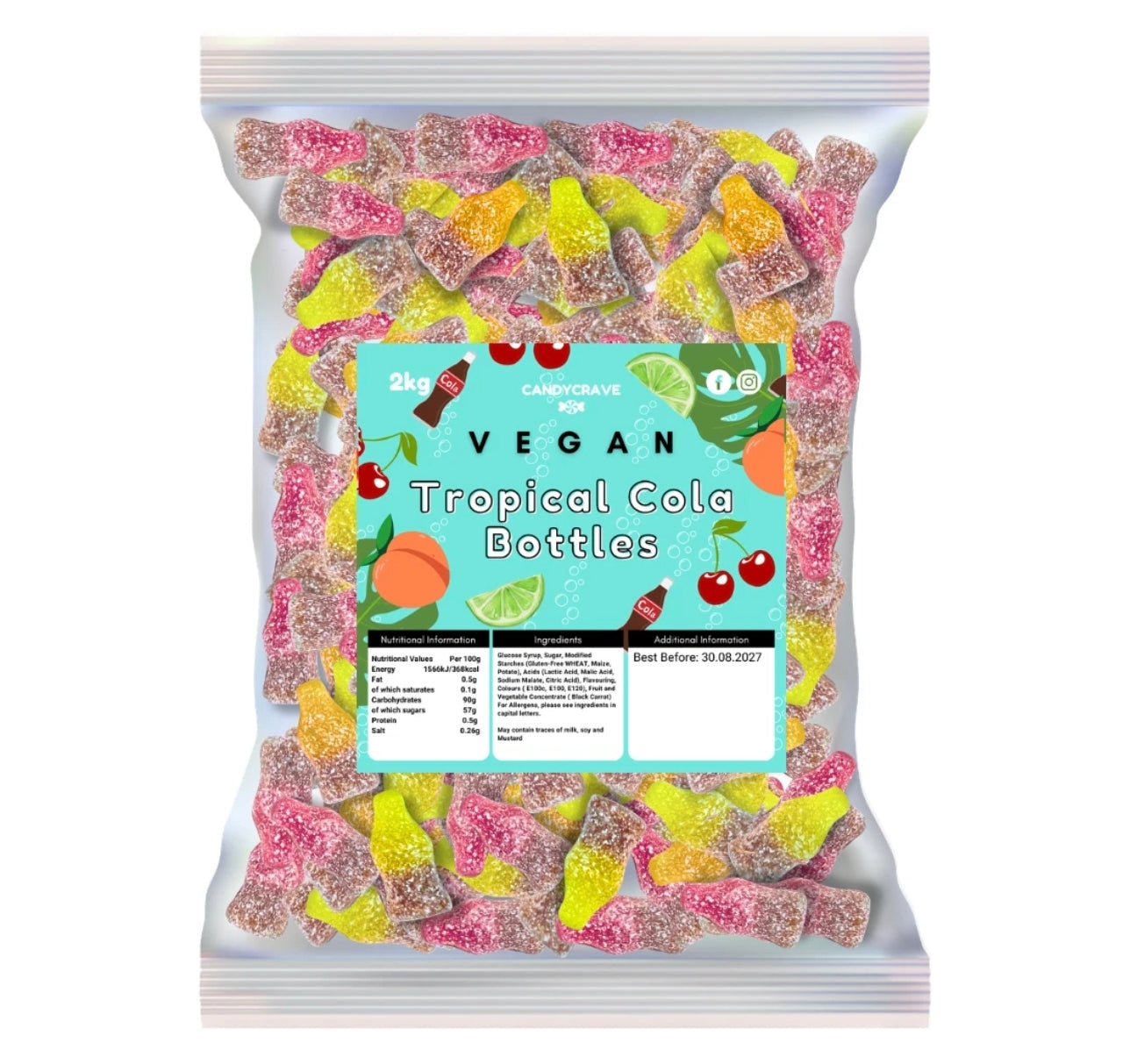 2kg Tropical Cola Bottles