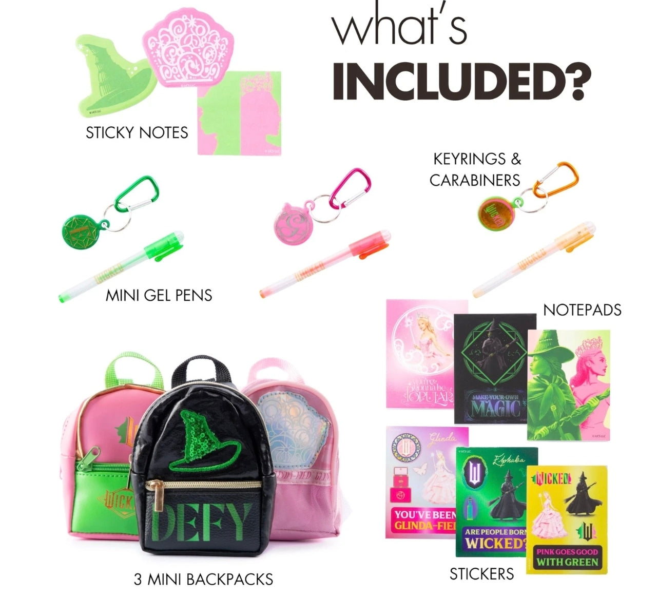 3pc Mini Backpack Stationery Surprise