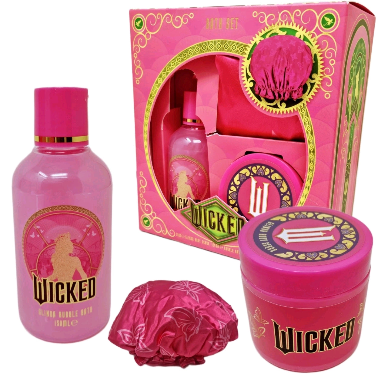 Pink Witch Bath Set