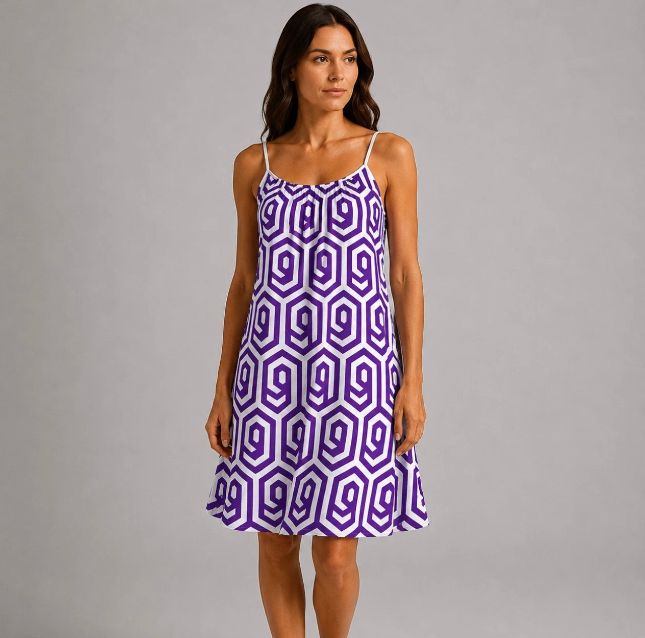 Ladies Strappy Midi Summer Dress