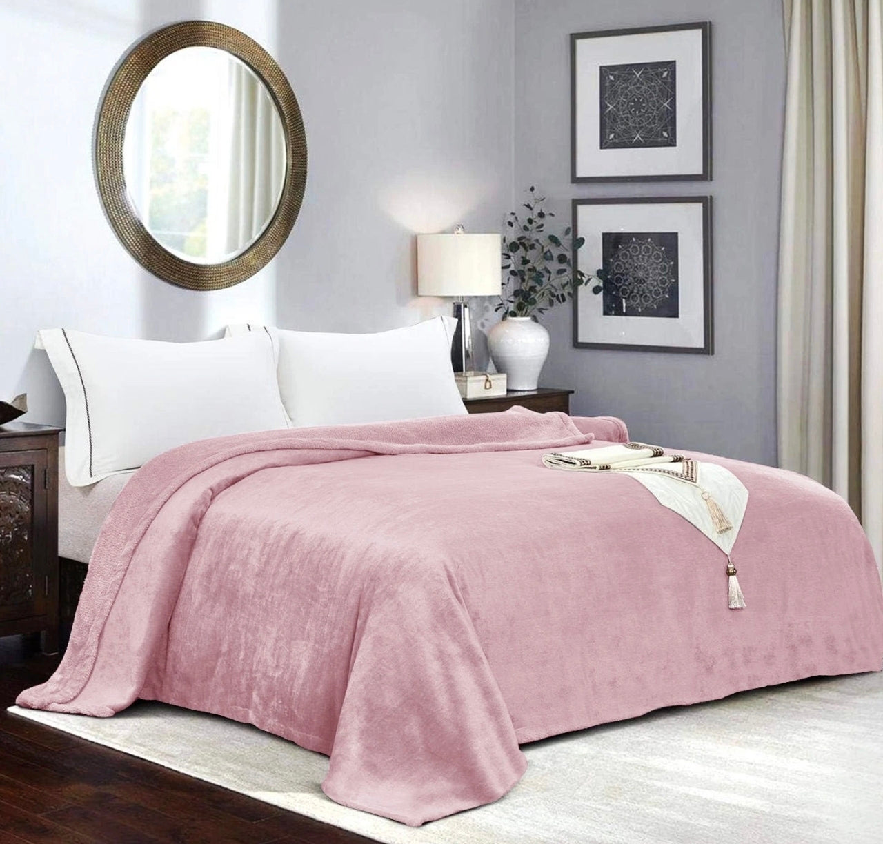 Large Mink Fleece Throws