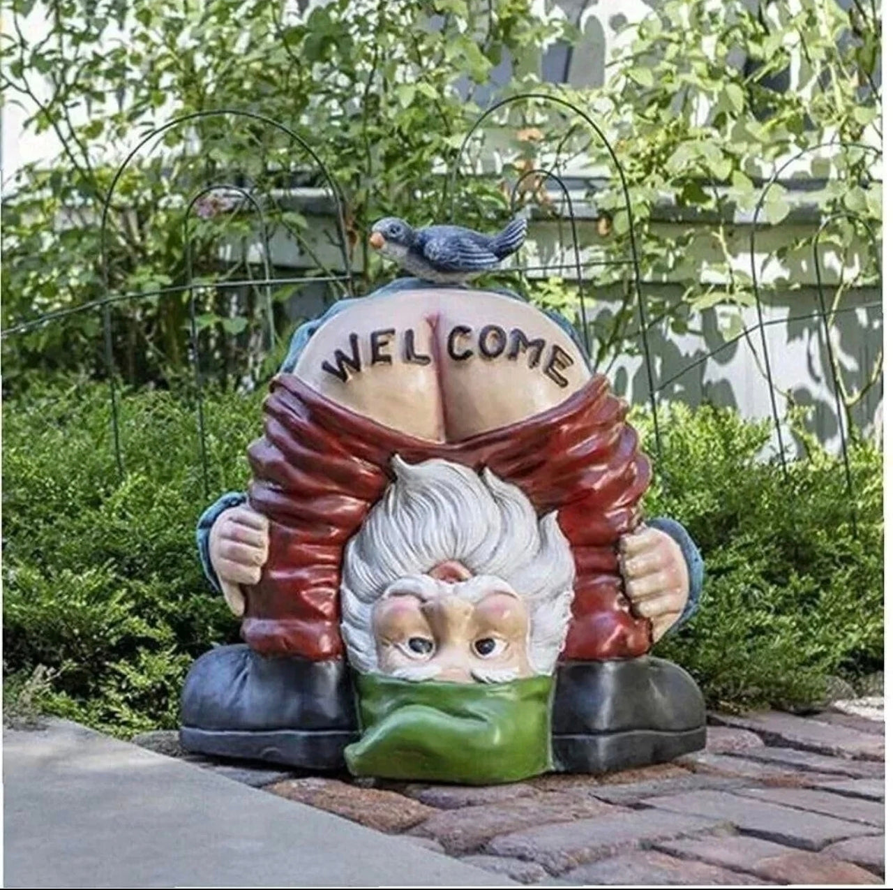 Cheeky Welcome Garden Gnome
