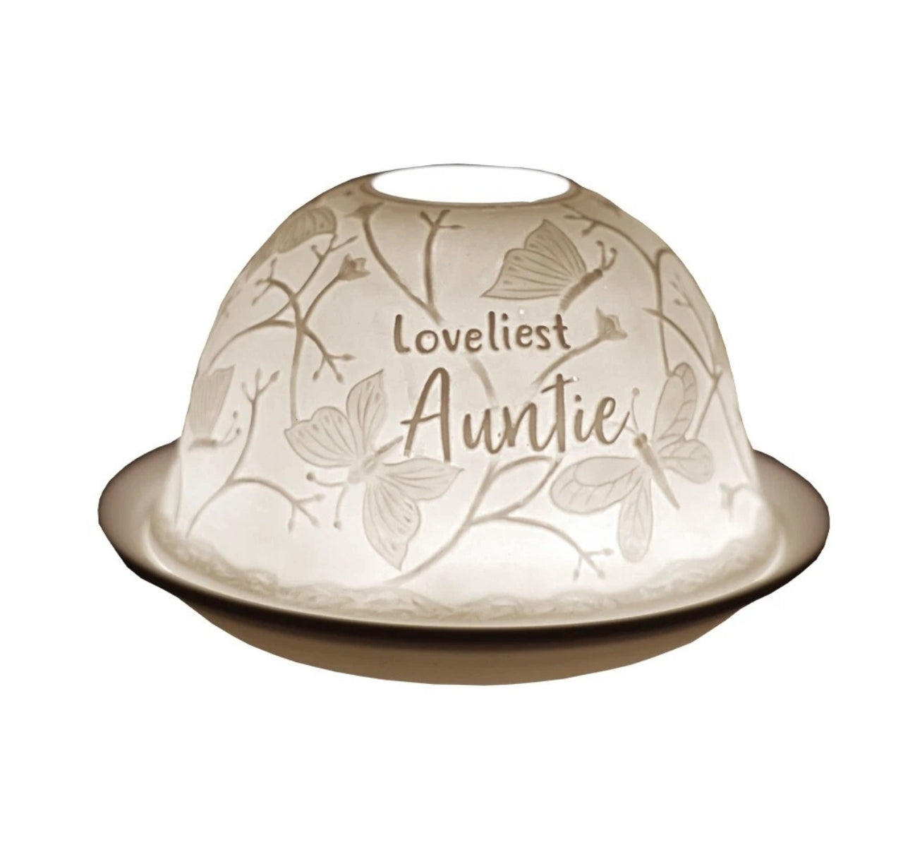 Lithopane Porcelain Tea Light Domes