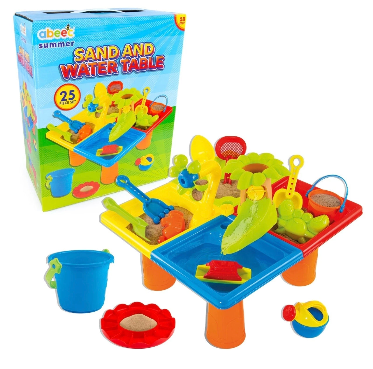 25pc Toddler Sand/Water Table