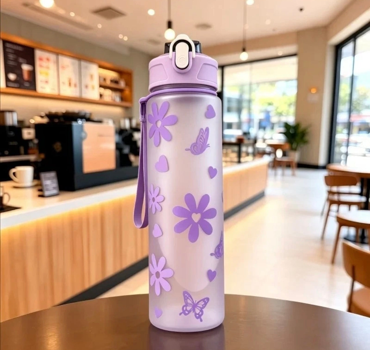 1l Drinking Bottle With Straw