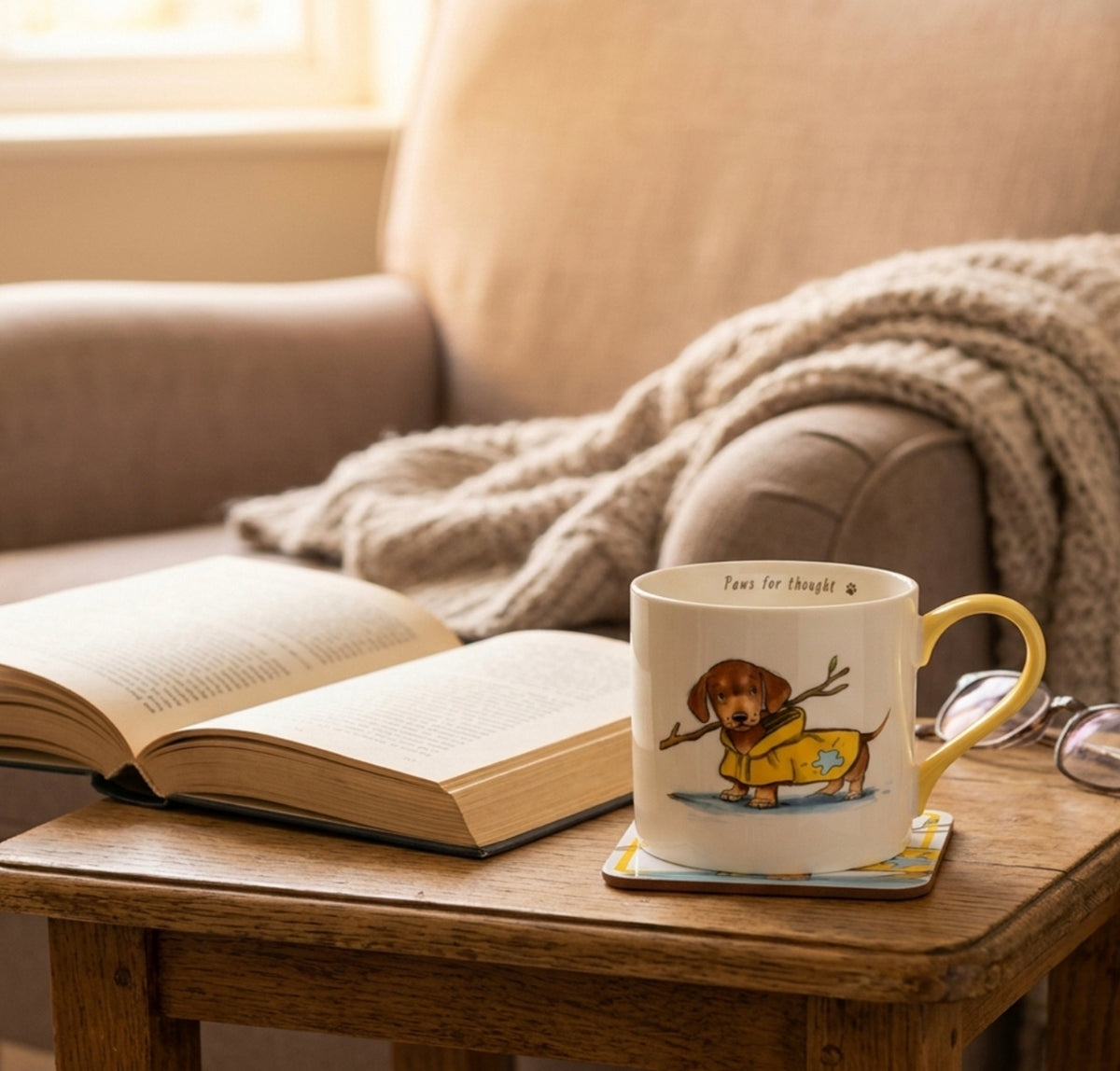 Dog Mug & Coaster Gift Set