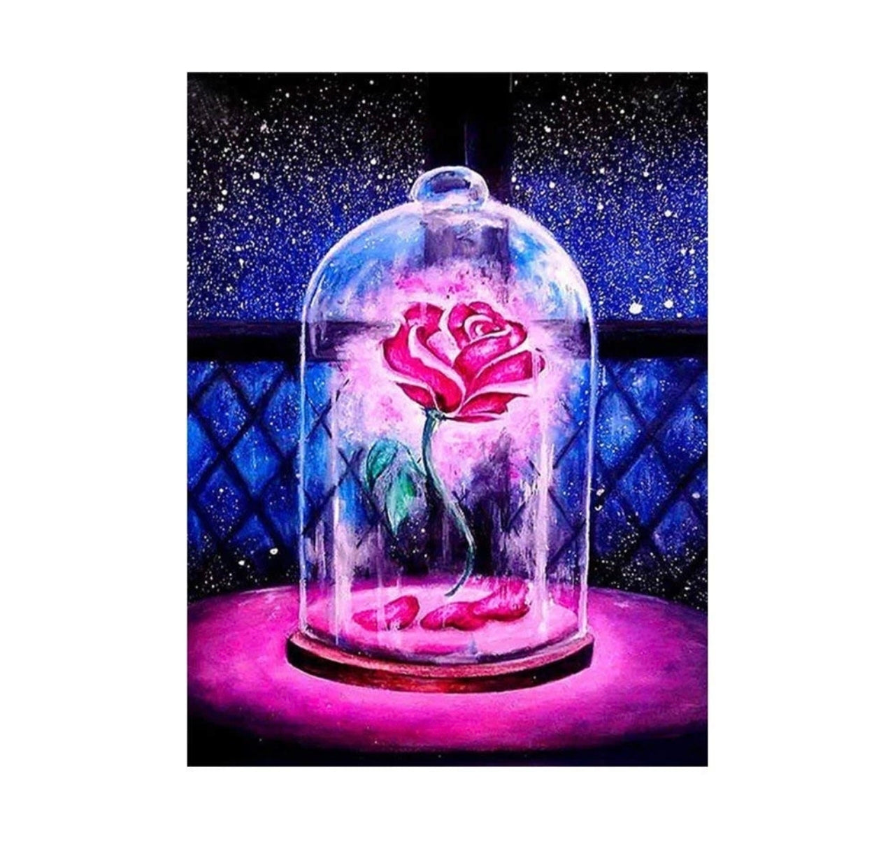 Red Rose Diamond Art