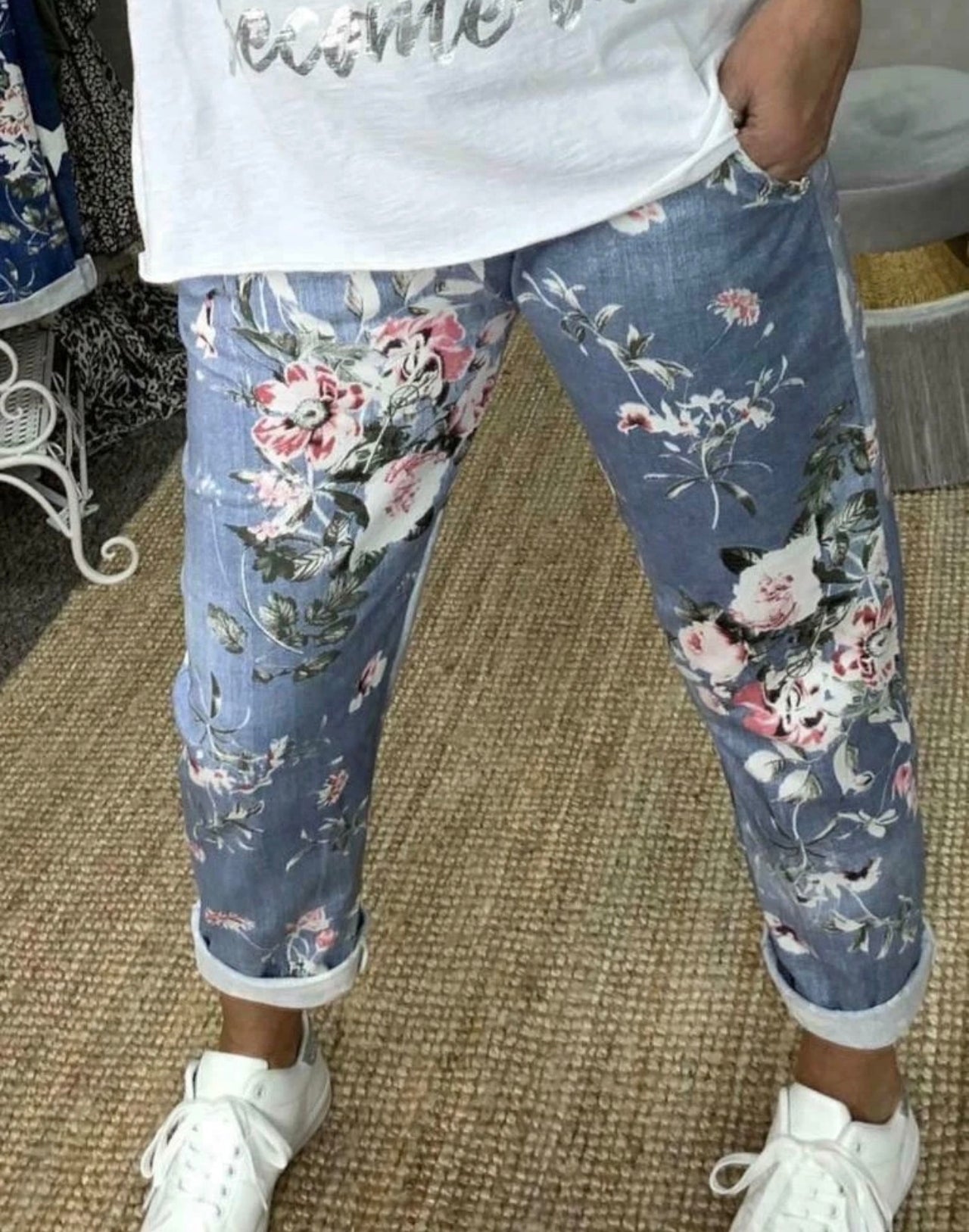 Italian Turn Up Summer Joggers