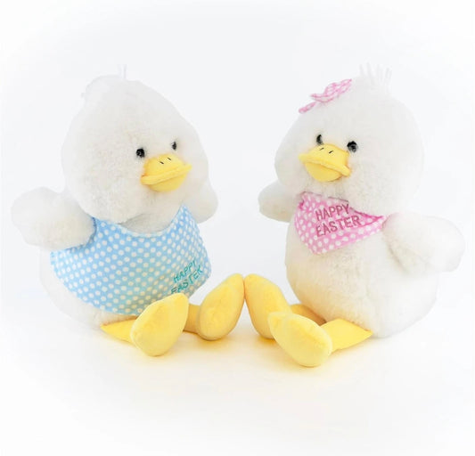 Set Of 2 Easter Chick Plushies