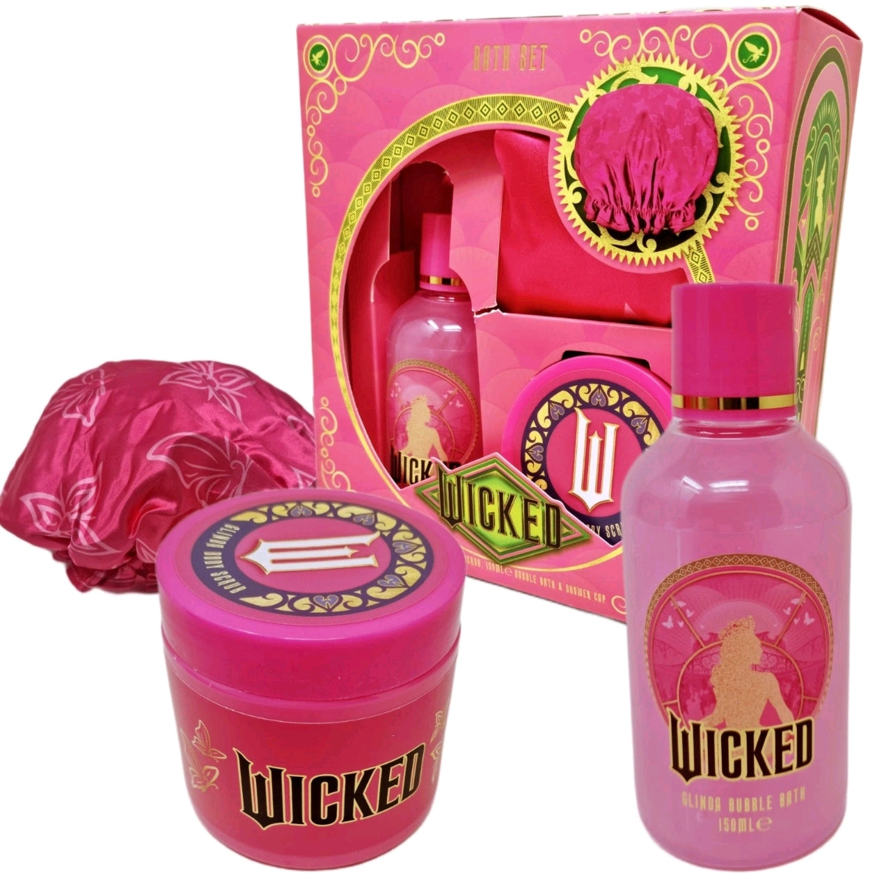 Pink Witch Bath Set